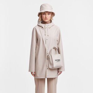 Stutterheim Stockholm Raincoat - Unisex - XXXS - Light Sand